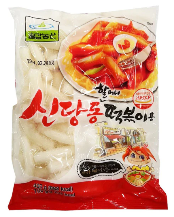 Chilkab Frozen Rice Cake (stick/King size) Topokki 粗條年糕 Banh Gao Dang Que 400g x1