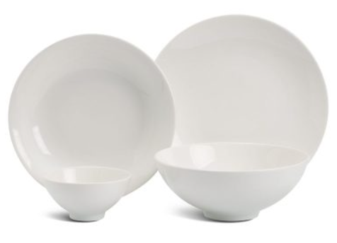 14878-Bo bat dia Minh Long mau trang x 1 套