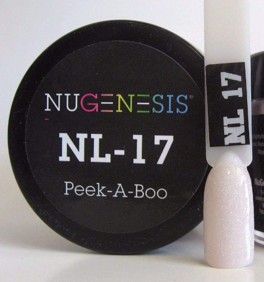 Nugenesis Dip Nail NL17 Peek-A-Boo 1x2oz