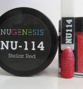 15132-Nugenesis Nhúng Móng NU114 Sao Đỏ 1x2oz