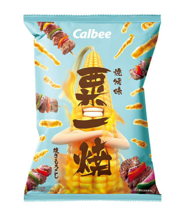 15325 Calbee Grill A 玉米燒烤口味零食卡樂B 澱粉一燒-燒烤味 Bap Nuong 80g x 20