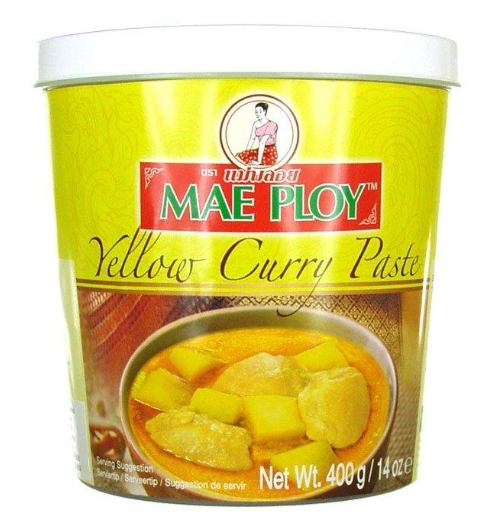 15337 Sốt cà ri vàng Mae Ploy 黃咖喱醬Cari Vang 400g x 24