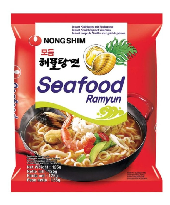 15703 Nongshim Hải sản Ramyun 農心海鮮拉麵Mi Cay Hai San 125g x 20