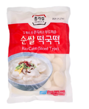 15746 Jongga 年糕片 Banh Gau Han Quoc Cat Lat 500gr x 10 (盒)