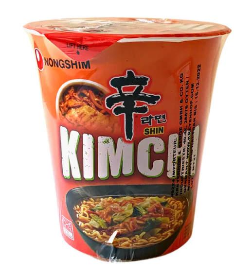 NS Kimchi Ramyun Cup Noodle Soup農心泡菜杯面Mi Kim Chi Ly 75g x 12