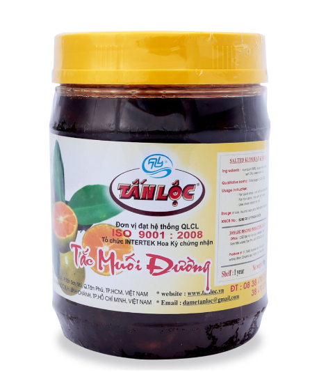 15880 Tac muoi duong de pha uong honey lemon drink 580g x 24
