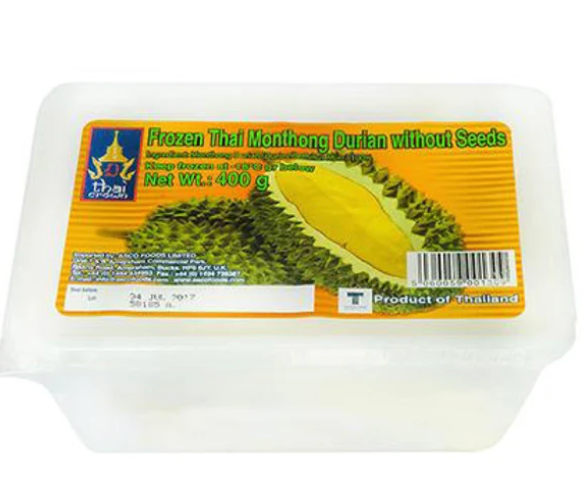 16046 冷凍無籽榴槤 Sau Rieng Dong Lanh Khogn Hat 24x400g(盒)