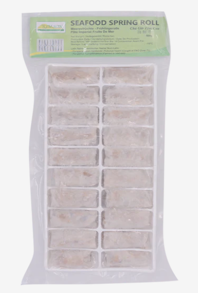 Kim Son Frozen Seafood Spring Roll 海鮮卷 Cha Gio Hai San Dong Lanh 500g x 20 ( Box)