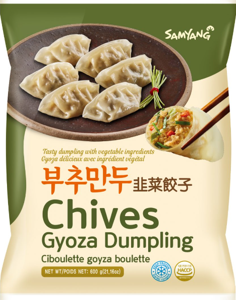 16364 Samyang Hẹ Gyoza Bánh Bao 600gr x 12 (hộp)