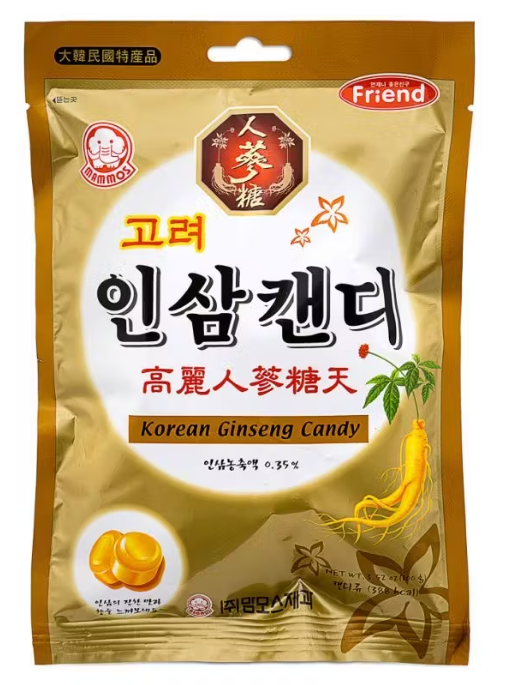 16499 Nhân sâm Mammos Hàn Quốc Kẹo keo sam hàn quốc 100gr x 20 (hộp)