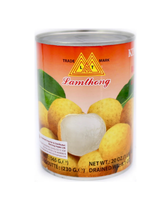 16620 LamThong King Longan In Heavy Syrup 糖水龍眼Nhân Đông Lớn 565 gr x 24
