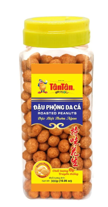 16681 Tân Tân Dầu Phong Da Cá Đậu Phộng 300gr x 24