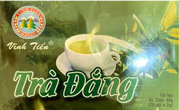 16732 Trà đắng Vĩnh Tiến Trà Đăng 1 gói x 100 (hộp)