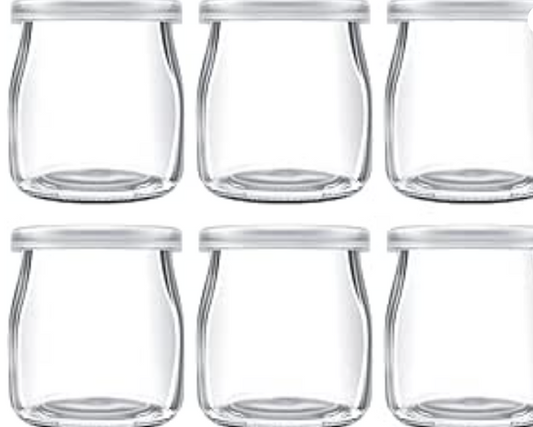16786 Bộ hũ sữa chua 6 Hủ Thủy Tinh Bộ 6 Cái x 1 bộ