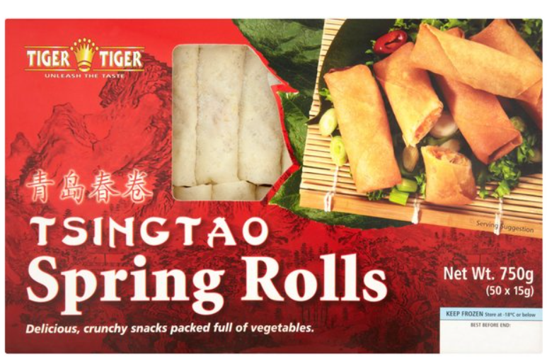 16965 Bánh cuộn Tsingtao Srping 15gr x50 cái x 10