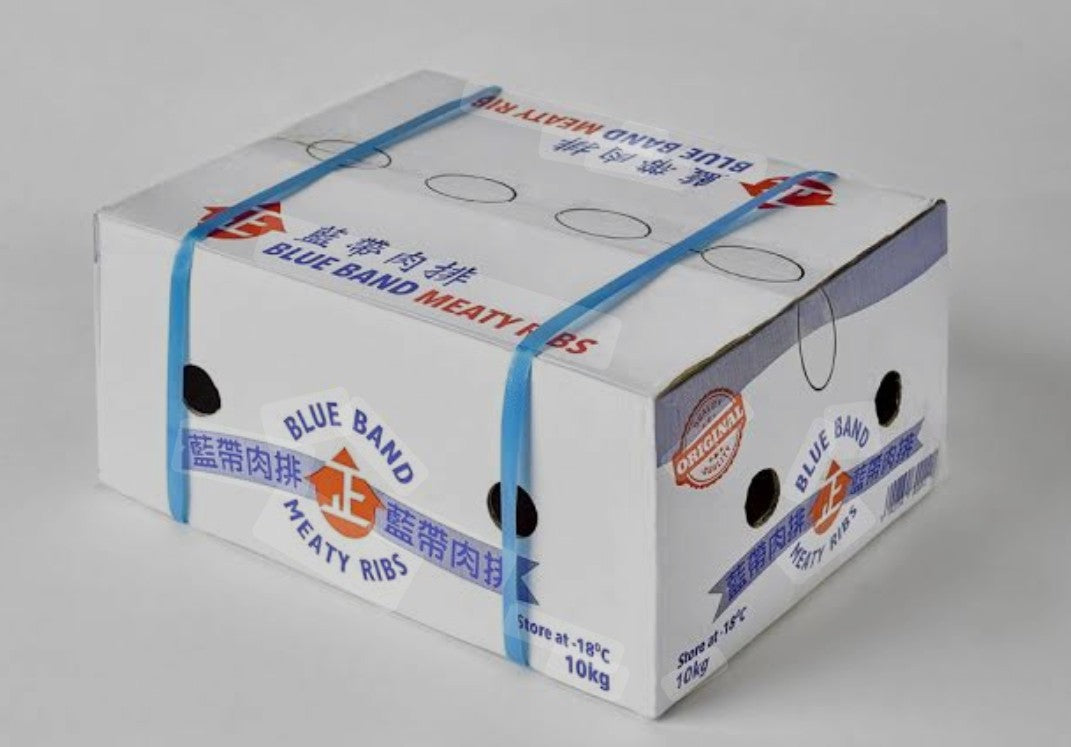 Frozen Blue Band square cut meaty spare ribs 藍帶肉排