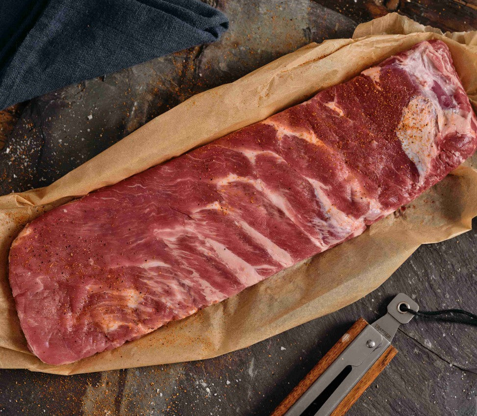 Frozen Blue Band square cut meaty spare ribs 藍帶肉排