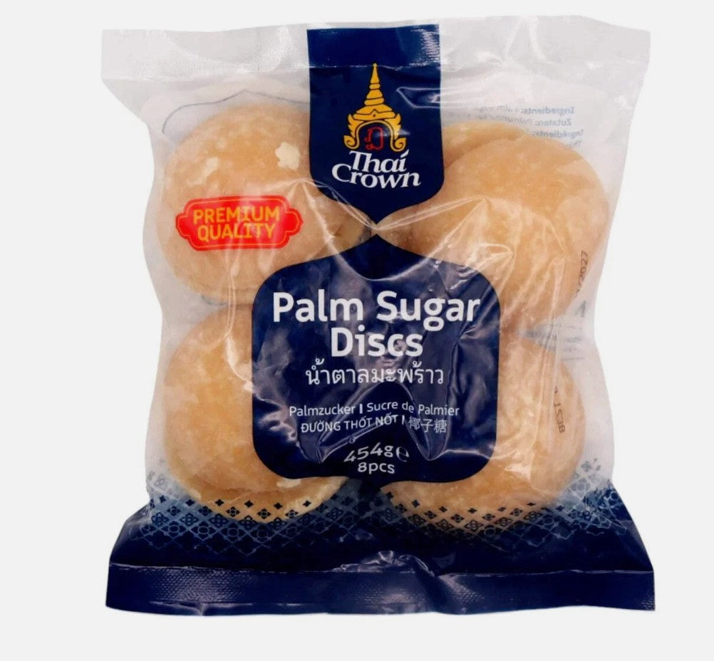 Thai Crown Pure Palm Sugar Discs(椰子糖) 454g x 1