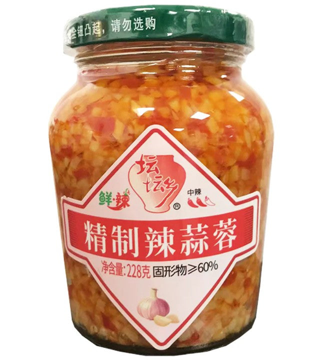TTX Garlic Sauce-Hot 壇壇鄉辣蒜蓉228g x 1
