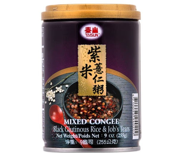 TS Mixed Congee – Black Glutinous 泰山紫米薏仁粥255g x 1