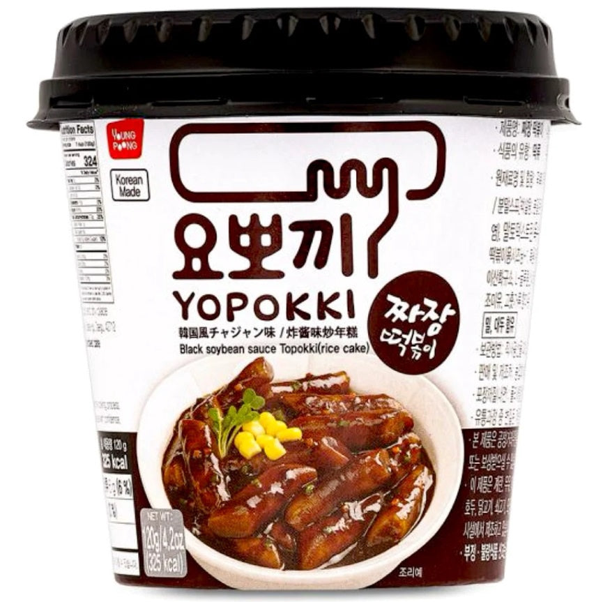 Young Poong Yopokki Jjajang Topokki Cup 炸醬口味炒年糕 Banh gao sot Jjajang 120g x 1