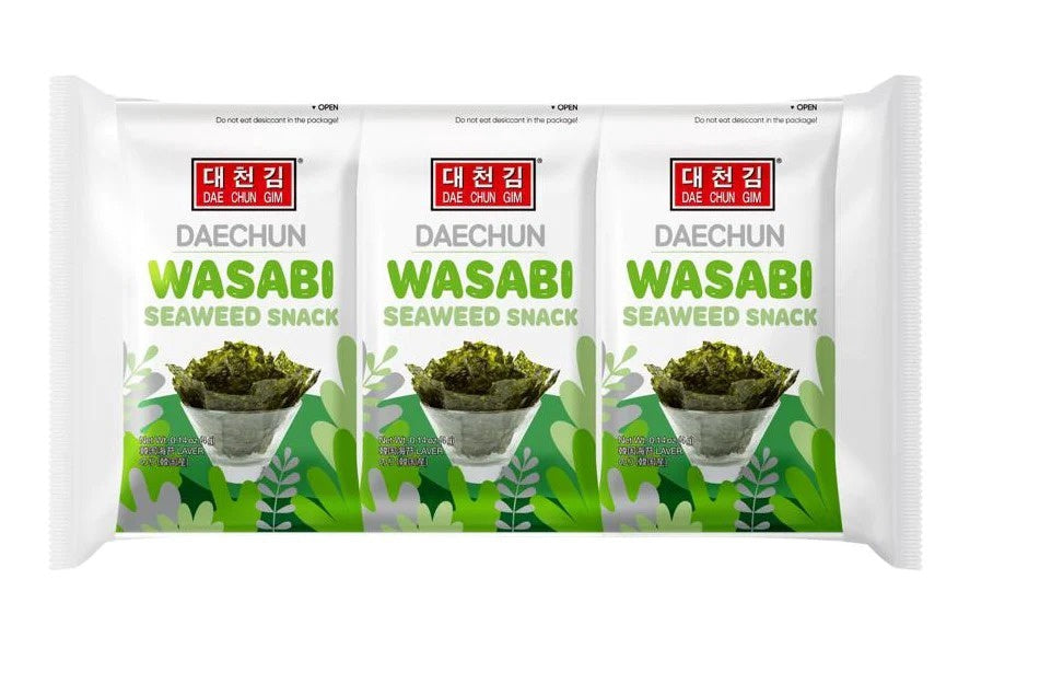 21129 大春紫菜零食芥末口味 (4g x 3Pack) x24
