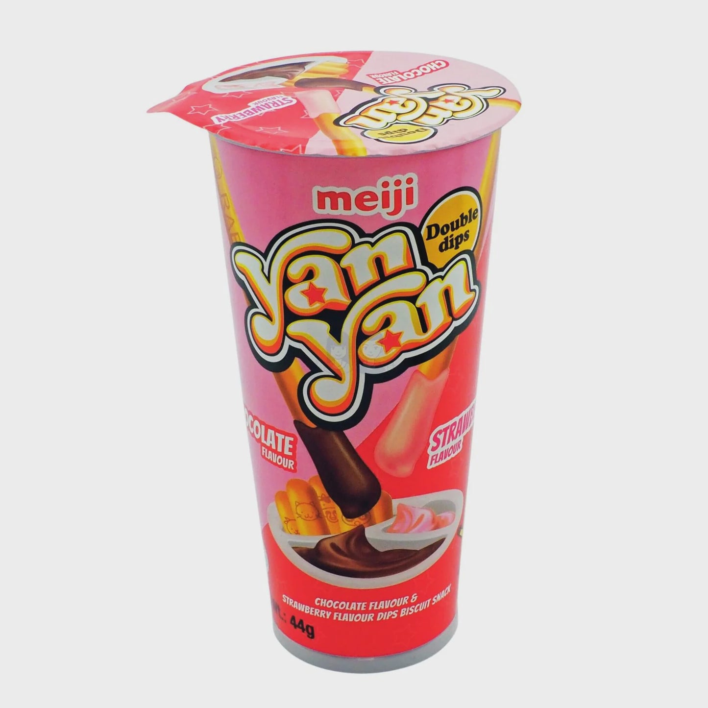 Yan Yan Double Dips 明治欣欣杯餅乾條雙重口味 44g x1