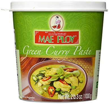 Mae Ploy 綠咖哩醬綠咖哩醬 Sot Cari Xanh 400g x 1 B1