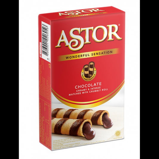 MA Astor 巧克力威化卷 巧克力威化卷 Banh que socola 40g x1