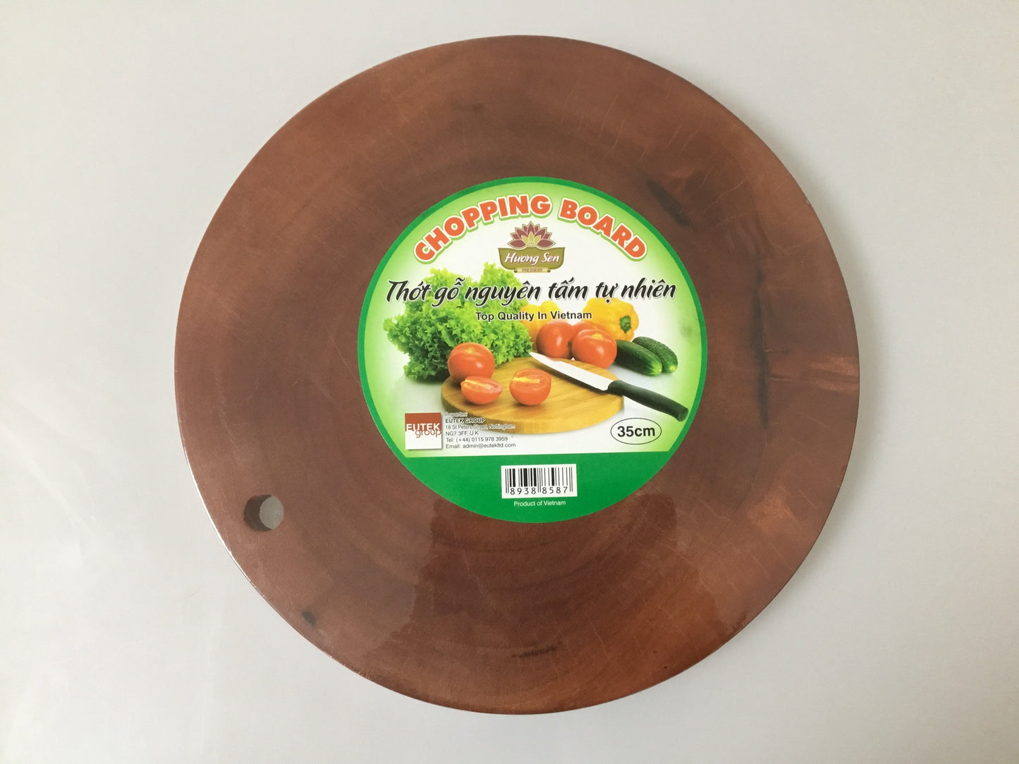 Thớt Gỗ Thốt Gò Tròn kích thước 40cm 1 cái x 1