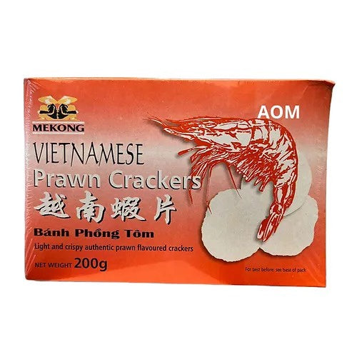 21170 Mekong Vietnam Prawn Crackers 越南蝦片 Banh Phong Tom 200g x30