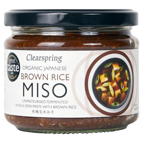 80056 Clearspring JPN Brown Rice Miso 日本糙米味噌 Miso gao lut 300g x1