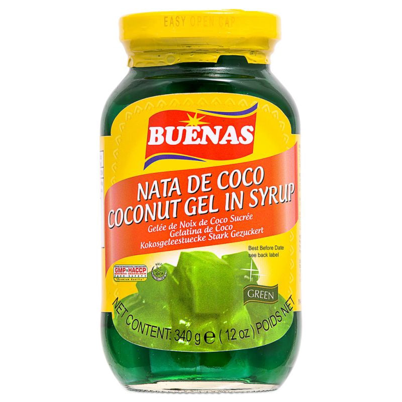 Gel Dừa Nata De Coco In Syrup 糖水椰果 Thạch Dừa Ngam Siro 340g x1