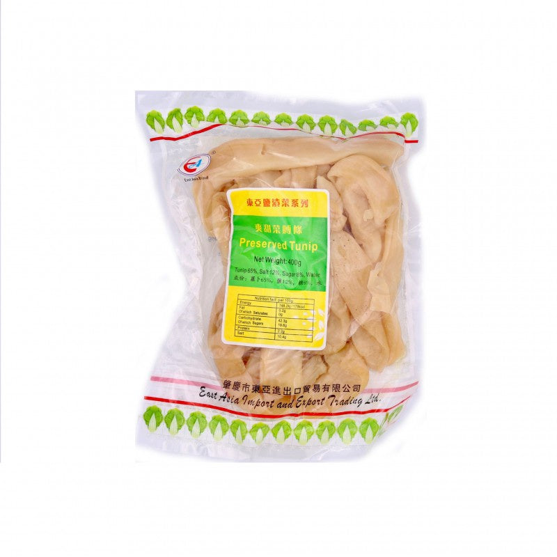 EA Bảo Quản Củ Cải 爽甜菜脯條 Củ cải muối 400g x1