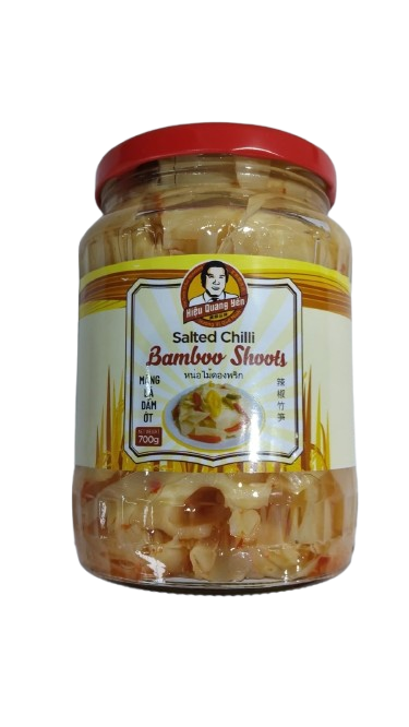 Hieu Quang Yen Pickled Bamboo Shoot With Chilli Mang La Dam Ot 700gr x 1