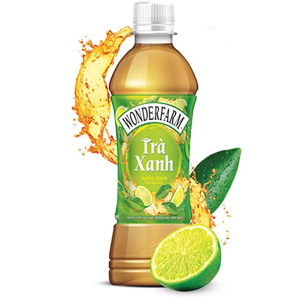 Wonderfarm Green Tea 綠茶 Tra Xanh 345ml x1