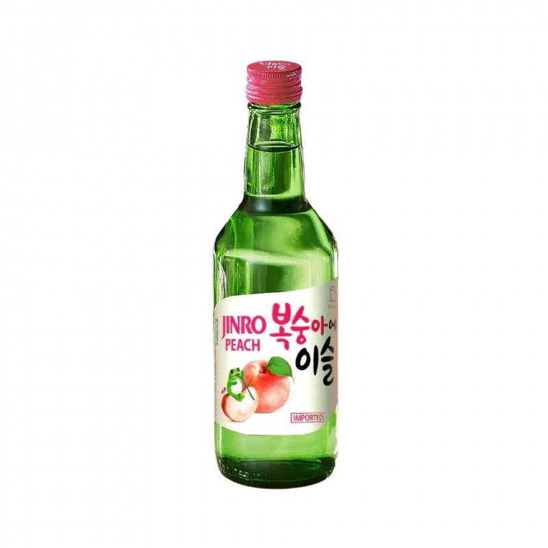 Jinro Chamisul Soju - Vị đào 韓國燒酒 (桃味) Soju Han Quốc (Hương dao)13% Alc./Vol 350ml x1
