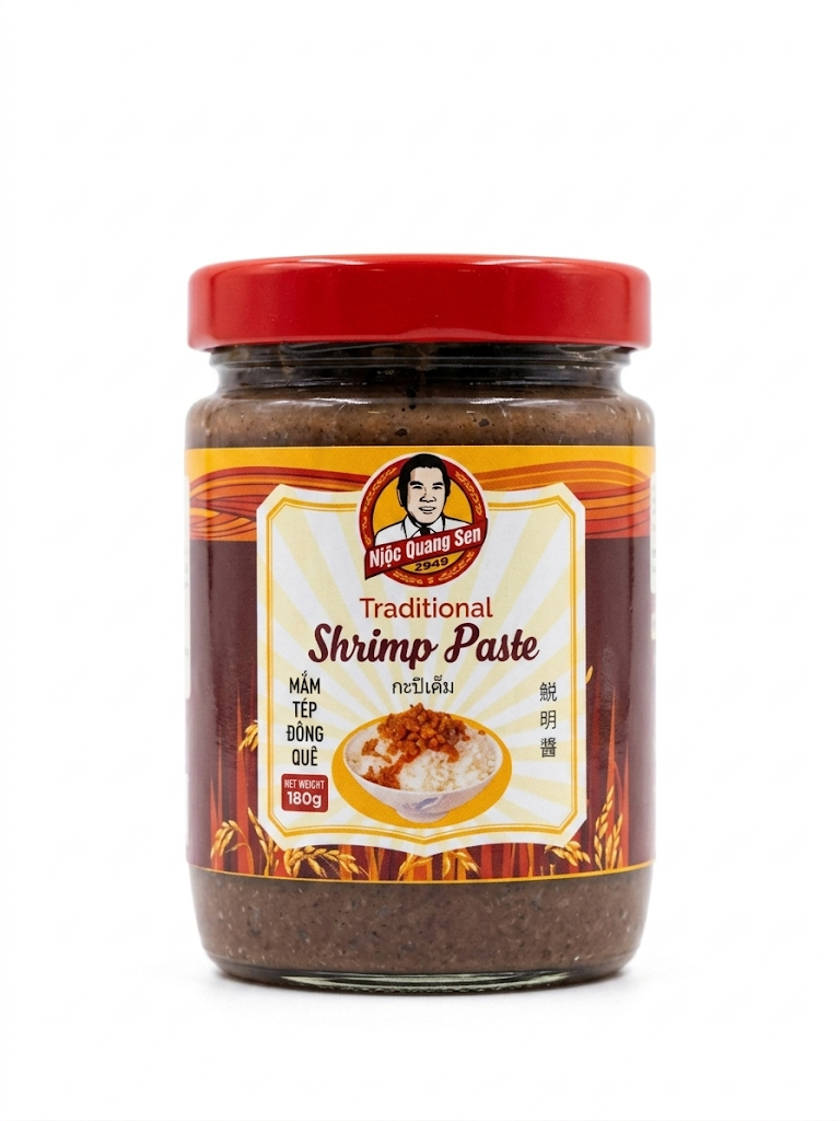 Hieu Quang Yen Salty Shrimp Paste 鄉村蝦醬 Mam Tep Dong Que 180g x 30