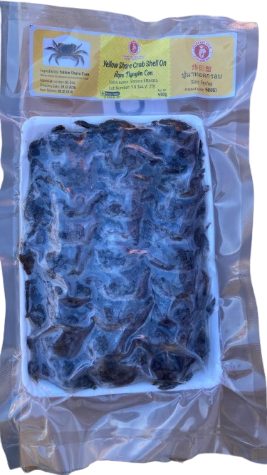 Seahorse King Yellow Shore Crab Shell On 溪蟹 Ram Nguyen Con 500g x 1
