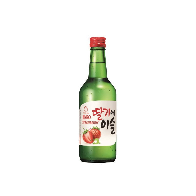 Jinro Chamisul Soju (Dâu) 韓國燒酒 (草莓)13% Alc./Vol 350ml x1