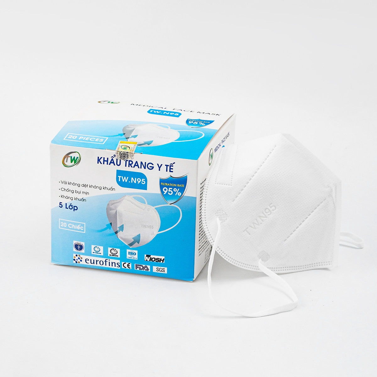 30254 Medical face mask 口罩 Khau Trang Y Te 20pcs x1