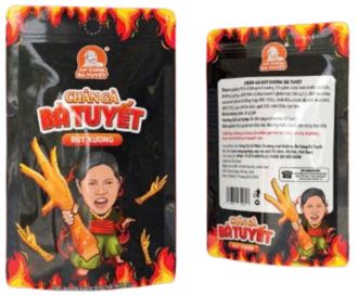 Ba Tuyet Spicy Chicken Legs Without Bone Chan Ga Rut Xuong Cay Te 26g x 20 (Small box)