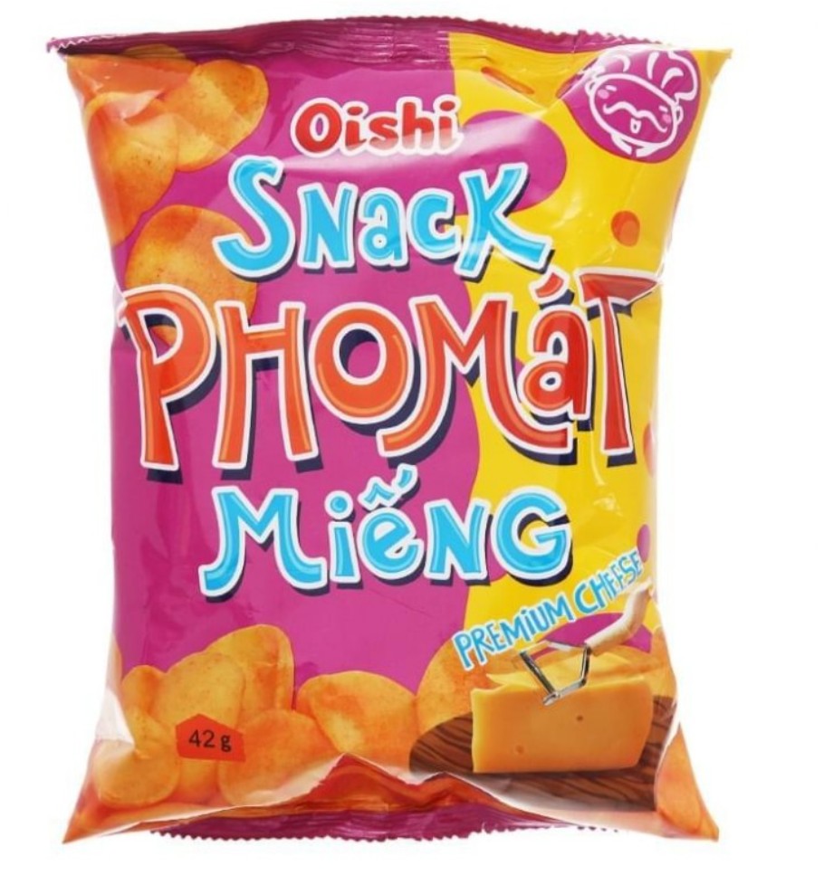 Oishi Cheese Flavored Snack Snack Pho Mat Mieng 32g x 1