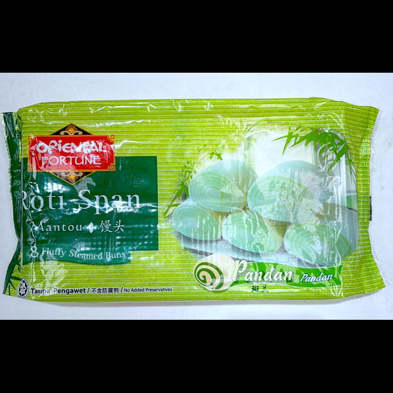 00598 Bánh hấp Oriental Fortune Mantou (Pandan) 香葉(班蘭)饅頭360g x1