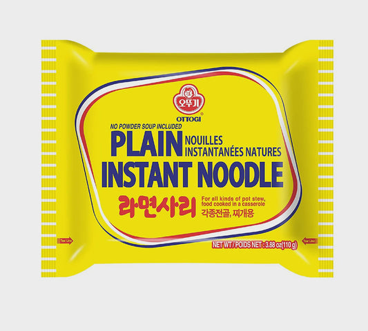 Ottogi Ramen Sari (Plain Instant Noodle) 不倒翁 淨拉麵 Mi Tom 110g x1