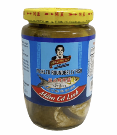 Hiếu Quảng Yên Cá Bụng Tròn Ngâm 越式鯪魚醬 Mắm Ca Linh 430gr x 1