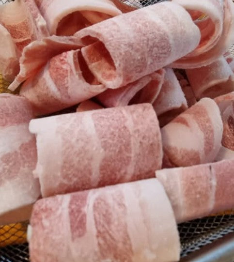 20385 KF Frozen Sliced Pork Belly for BBQ 豬腩肉 +470g x1