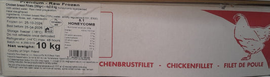 Premium Raw Frozen Chicken (80%) 急凍雞胸肉  10kg