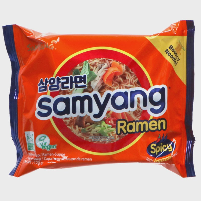 15606 Samyang Ramen Hương Vị Rau Củ Cay Và Đậm Đặc 120g x1
