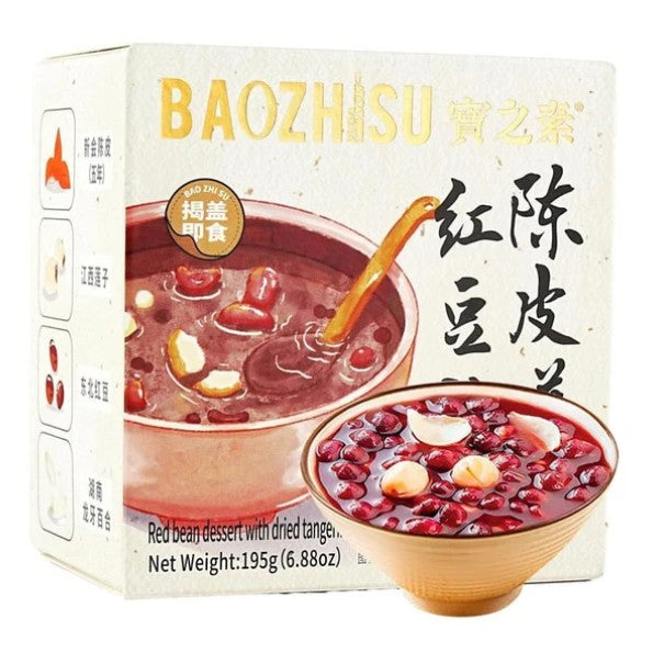BO Tangerine Peel Red Bean & Lotus Soup寶之素陳皮蓮子紅豆沙195g x 1